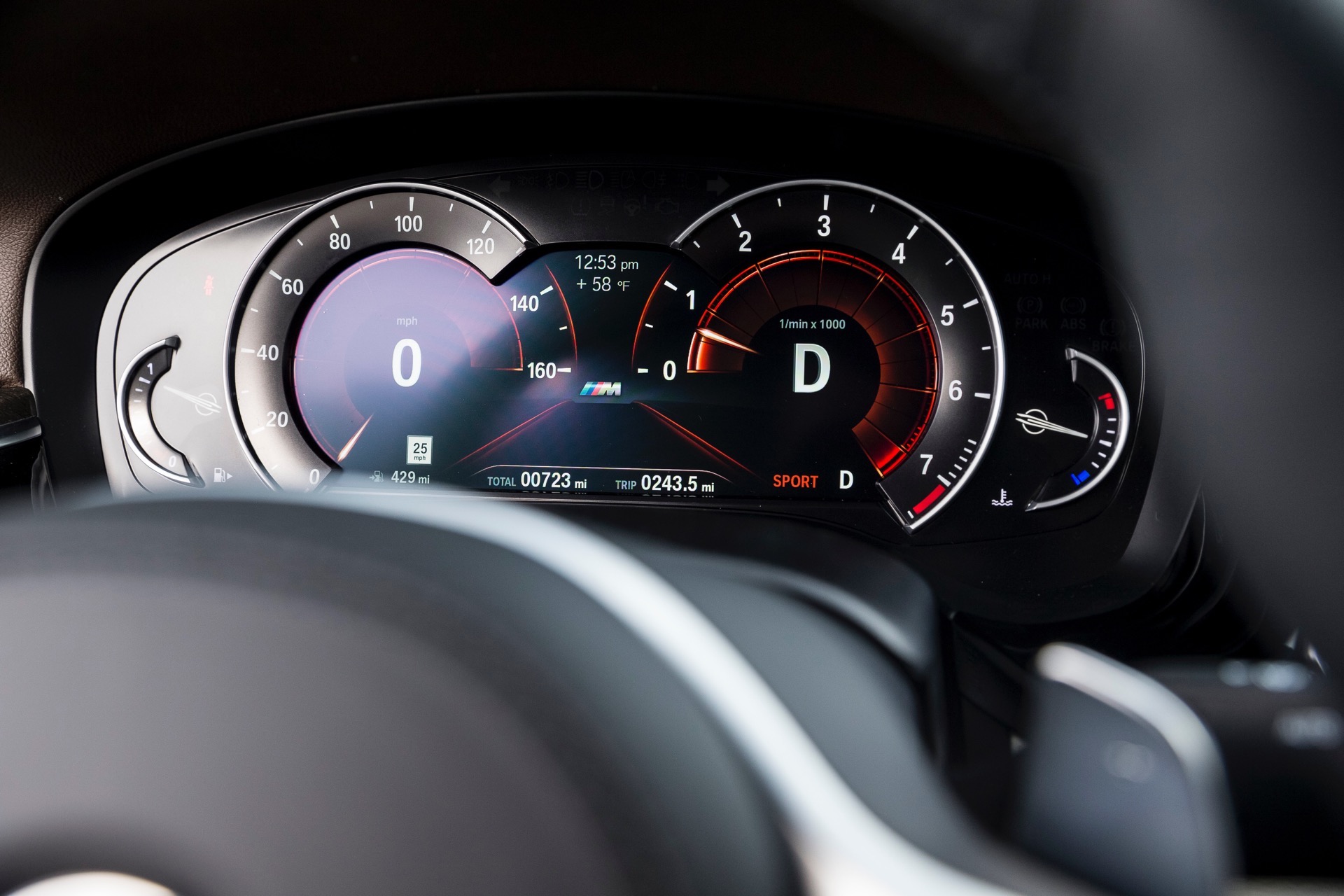 BMW 5 serie 2017 virtual cockpit